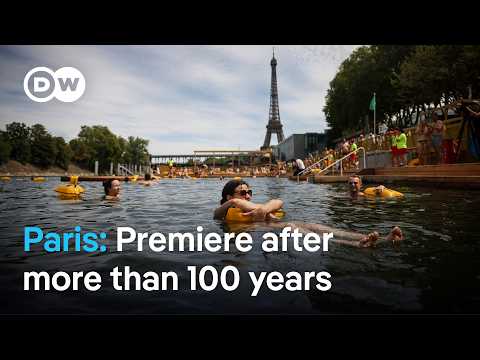 Paris opens River Seine to swimmers for first time in a century after massive cleaning effort