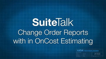 Change Order Reports with in OnCost Estimating