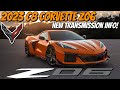 2023 C8 Corvette Z06 NEW Transmission AND Suspension Details From GM! Z06 or Z07?