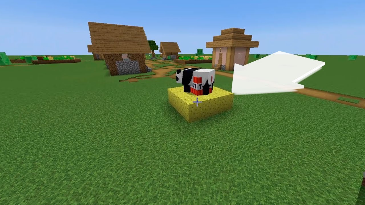 Blowing Up A Sponge Block With TNT In The Game Minecraft / Experiments