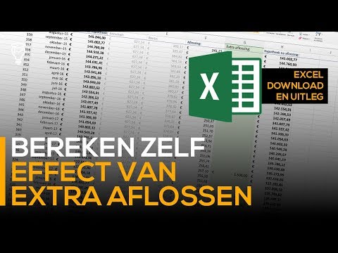 Extra aflossen - Bereken het maandelijkse effect