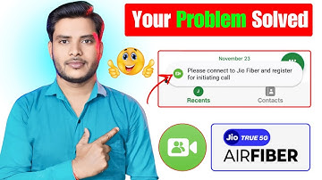 🥱jio fixed voice not registered| please connect to jio fiber and register for initiating call