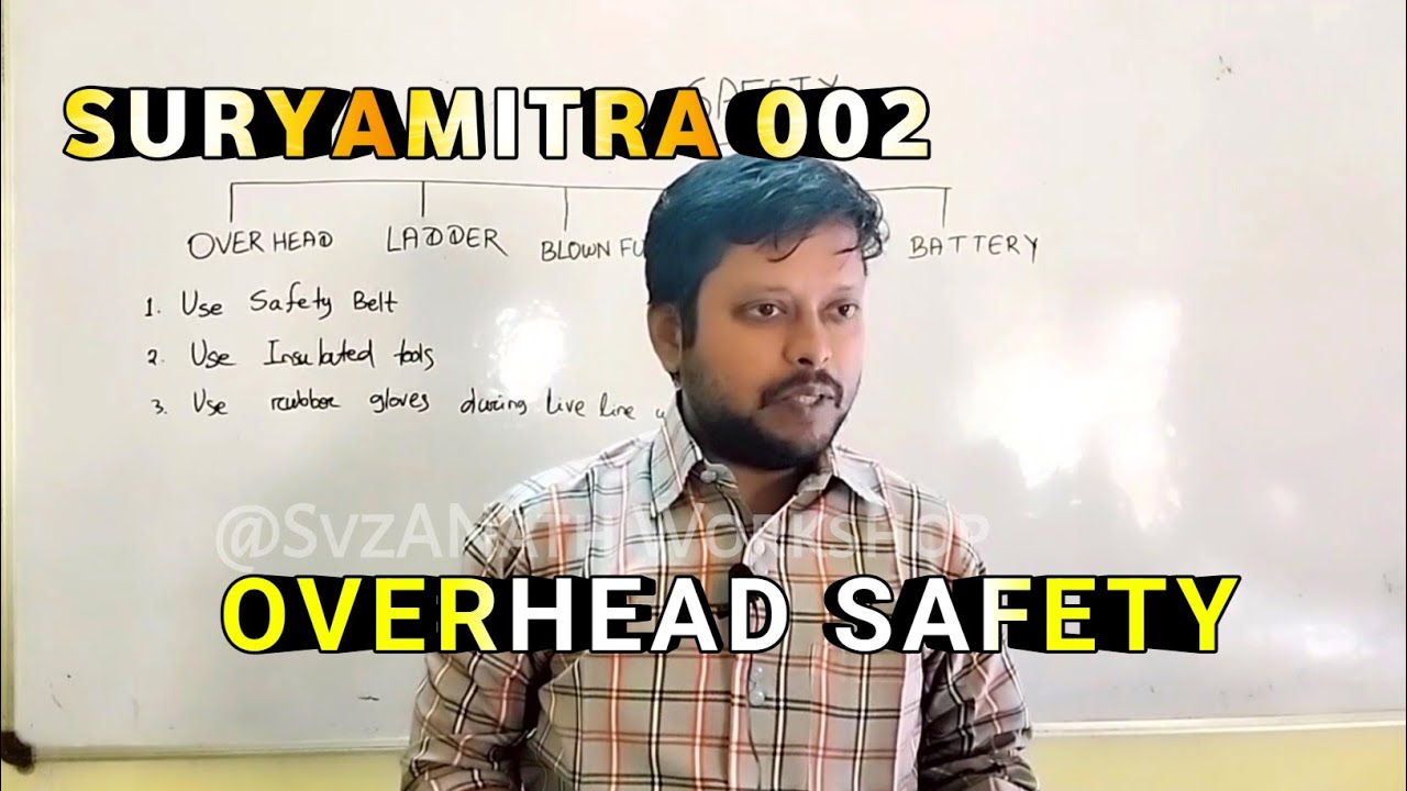 Overhead Safety || Suryamitra Solar Training || ADS Foundation || Svz A*Nath Workshop ||
