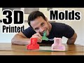 3D Printed Molds with Silicone Rubber from Smooth On | Food Safe Molds & 2 Part Molds