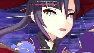 Eula Nearly Hitting 1 Million Burst damage using 4* Weapon