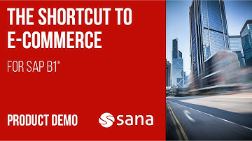 Sana Commerce for SAP Business One Demo