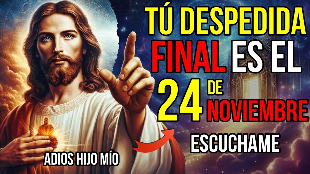 Dios Dice : Será Tú Despedida Final Si Me IGNORAS | Mensaje de Dios Hoy ...