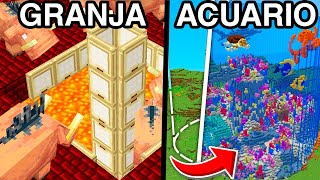 Hice Proyectos INCREÍBLES en Minecraft