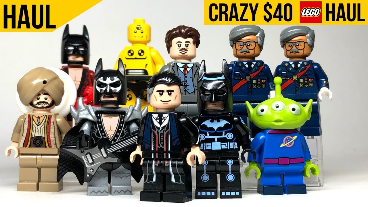 CRAZY $40 LEGO Flea Market Haul - Amazing Minifigs!