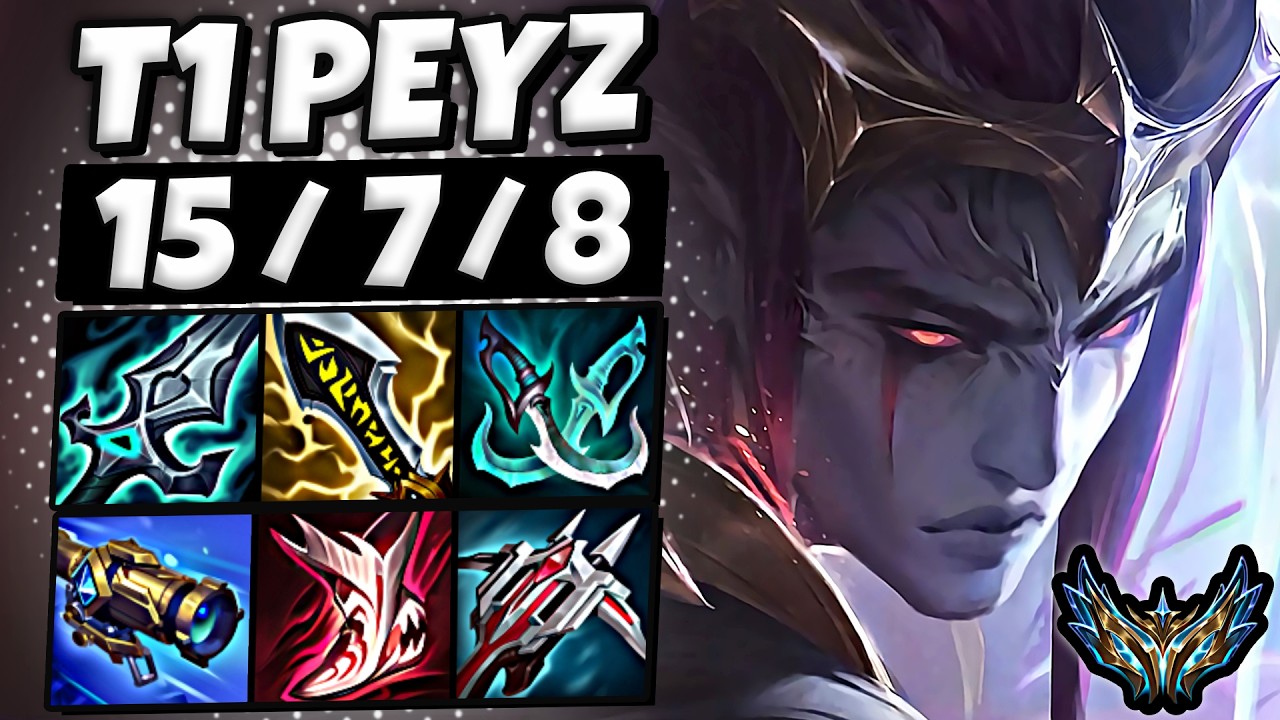 T1 Peyz Aphelios vs Draven [ ADC ] Korea Challenger 2488 LP