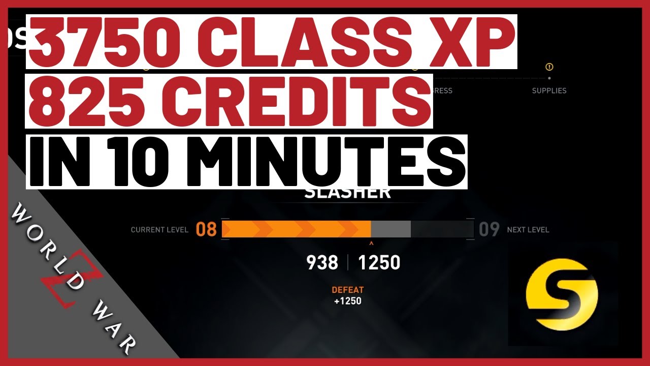Fast 3750 Class Xp 825 Money In 10 Minutes World War Z Best Xp Credit Farm Tips Tricks 23000000000a9a10 - how to earn money in farm world roblox