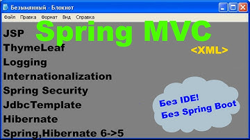 Spring MVC в Блокноте