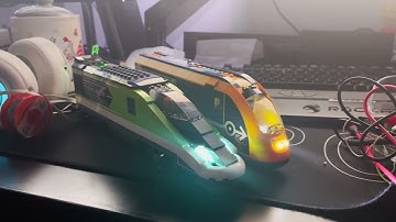 Installing Lego Power Functions LED lights Lego Passenger Train or any Lego Powered Up Hub