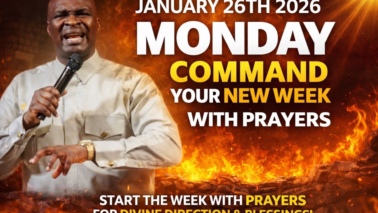MONDAY PRAYERS | January 26th, 2026 – Command Your New Week With Powerful Prayers
