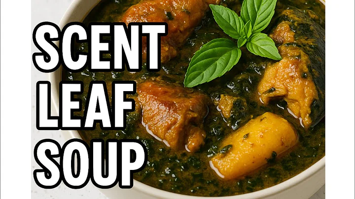 Scent Leaf (Efirin) Soup Recipe | Boost Immunity with This Healthy Dish.(@KomehCuisine)