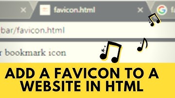 What is FAVICON in Hindi? How to Add a Favicon to a Website in HTML in Hindi