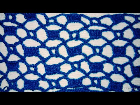 Easy crochet net pattern