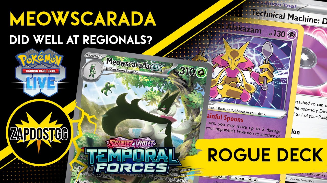 Meowscarada ex Deck Did Well At Regionals!? Temporal Forces Meta (Pokemon TCG)