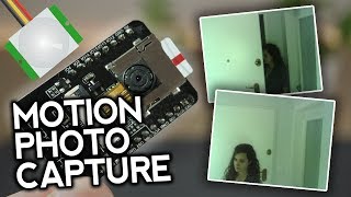ESP32-CAM PIR Motion Detector with Photo Capture (saves to microSD card)