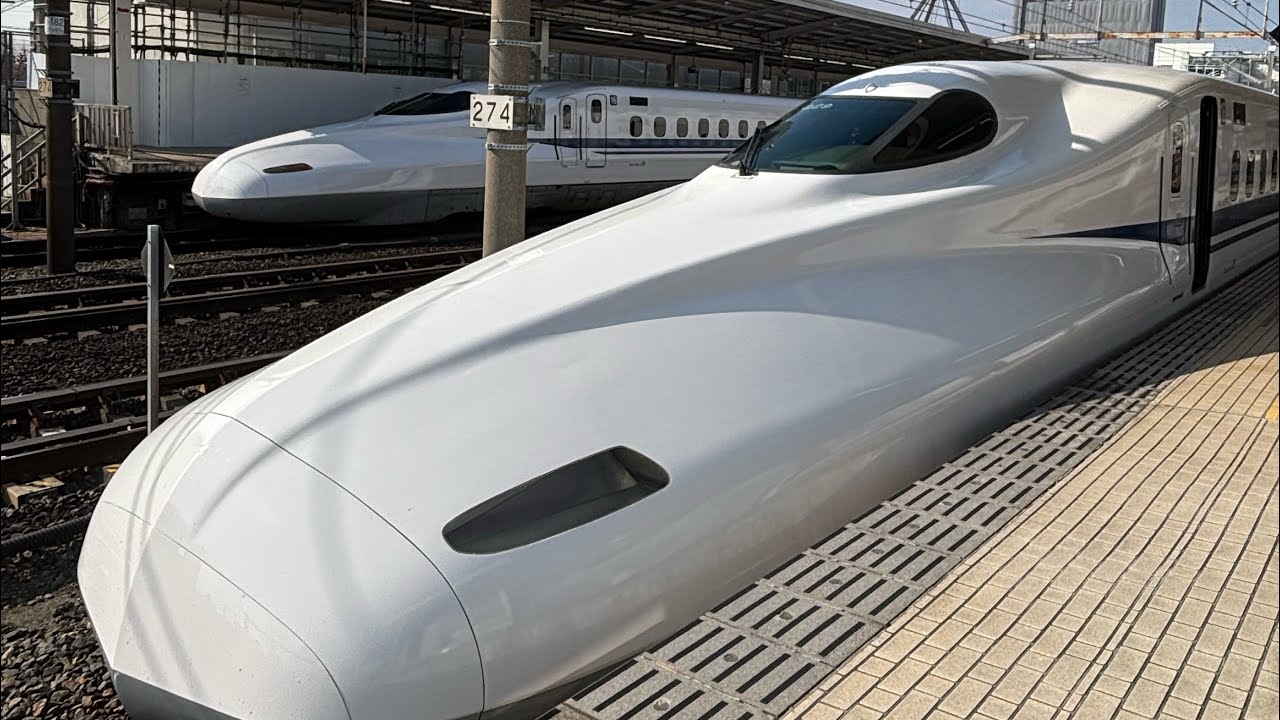 JR東海東海道新幹線N700Aこだま726号東京行き豊橋駅出発