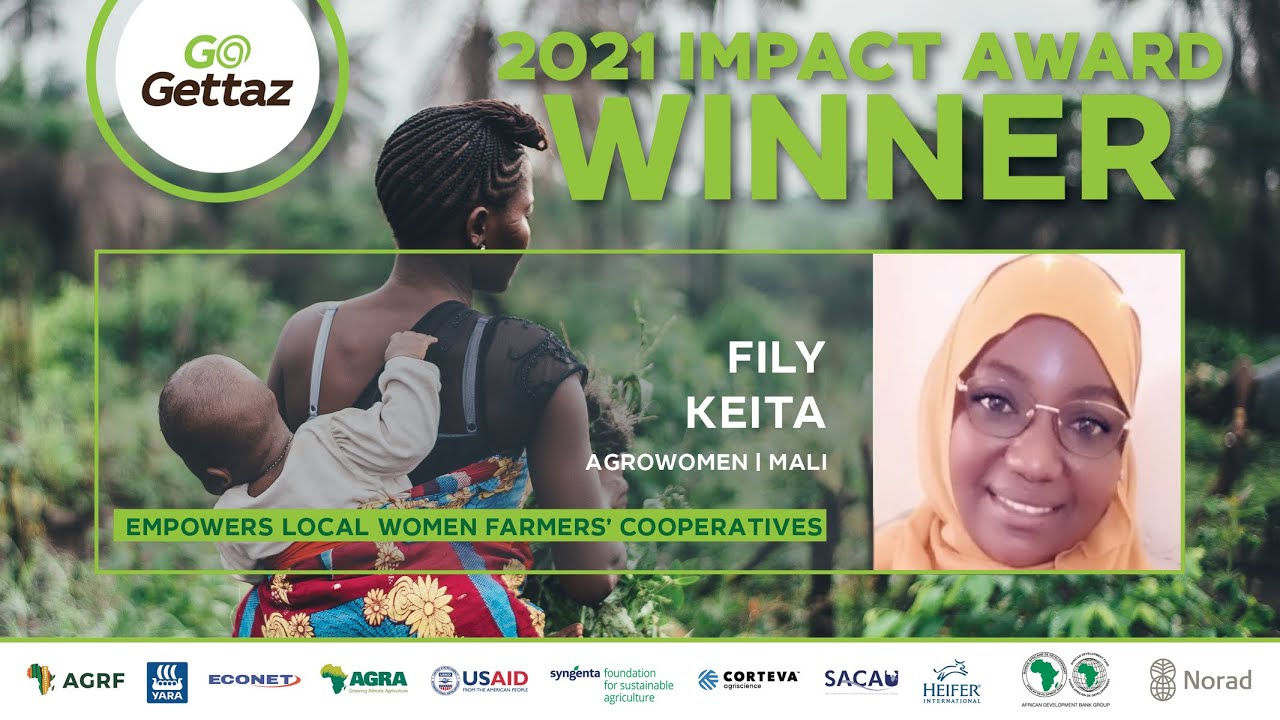 Fily Keita of Agrowomen, Mali - Impact Award Winner - GoGettaz