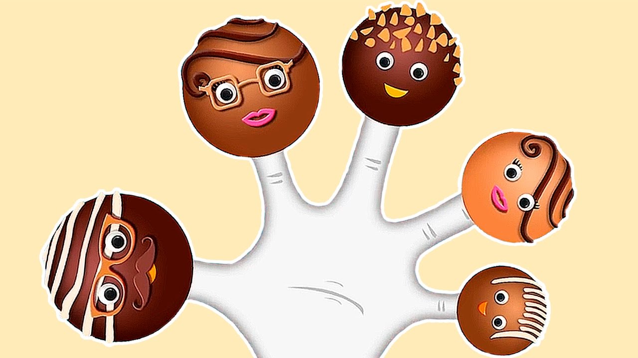 Cake Pop Finger Family Song Finger Family Songs Lyrics YouTube