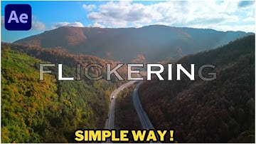 Flicker Text Animation Tutorial in After Effects | Flickering Text Effect