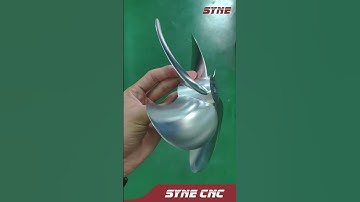 CNC Machining of complex impeller.#cnc #machining #5axis #multi #complex #fast #impeller #accuracy