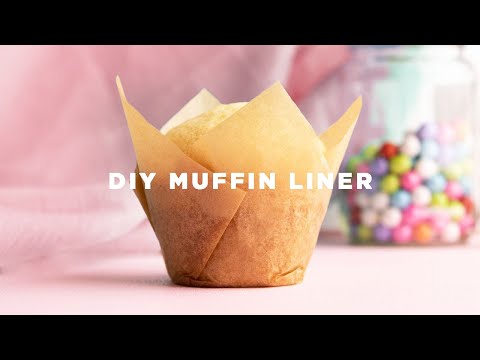 How To Make Easy Cupcake Liners With Parchment Paper