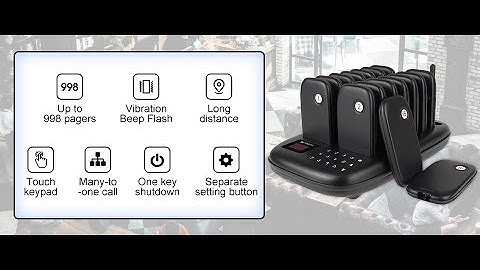 Introduction of New Products TD175 restaurant pager
