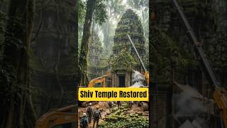 Epic Shiv Temple Reconstruction Timelapse 🕉️⚒️ #mcivil #shorts #shivtemple #timelapse #trending  #ai
