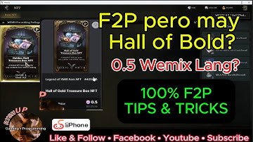 Legend of Ymir:  Buy Hall of Gold Treasure Box NFT sa MURANG HALAGA! 100% F2P TIPS & TRICKS