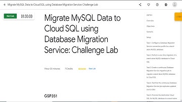 Migrate MySQL Data to Cloud SQL using Database Migration Service Challenge Lab [GSP351] Qwiklab 2022