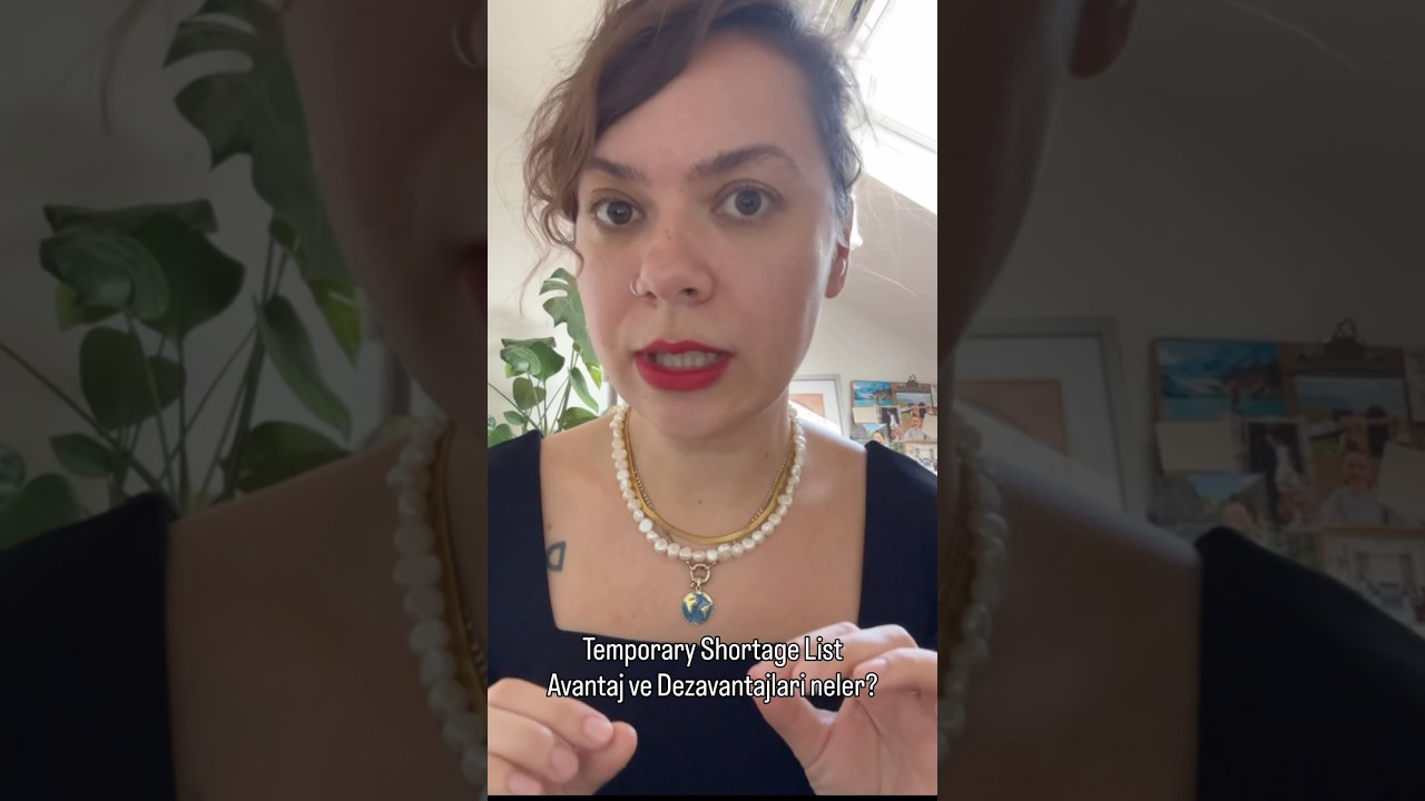 Skilled worker vizesi temporary shortage occupation list nedir? Avantaj ve dezavantajlari nelerdir?