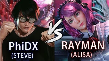 PhiDX (STEVE) Vs RAYMAN (ALISA) - [Tekken 8] (REPLAY)