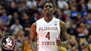 FSU's Dwayne Bacon: 1-Handed Hammer Dunk vs. Boston College Details