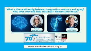 AMRF's 70th Anniversary Speaker Series No.4 | AMRF | Donna Rose Addis, Rob Gourdie | 13 October AUT