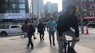 Line up at best buy & canadian tire bay ...