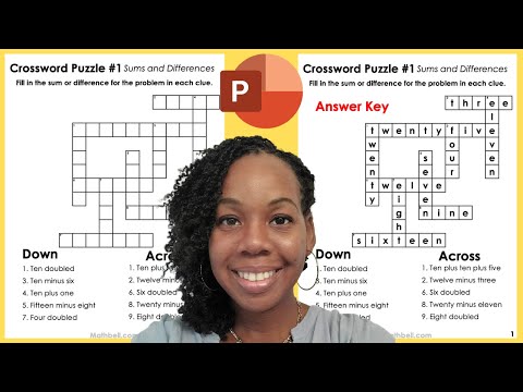 Make Your Own Crossword Puzzle in Microsoft  PowerPoint