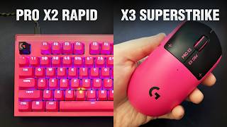 Logitech PRO X3 SUPERSTRIKE & X2 RAPID Review - Are They Worth It?
