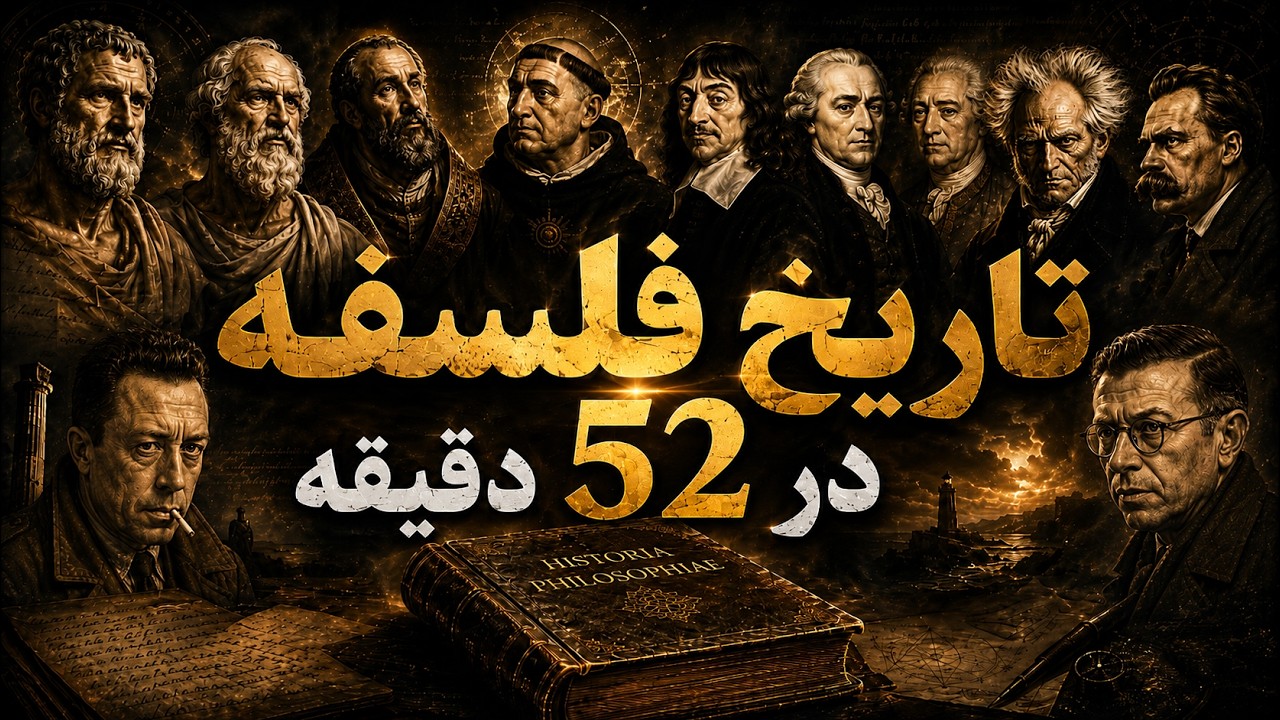 تاریخ فلسفه غرب در ۵۲ دقیقه | از تالس تا سارتر