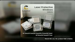 Cloudray 10PCS Protective Windows WSX Original 18*2/30*5/37*7 Protective Optical Lens for WSX Laser