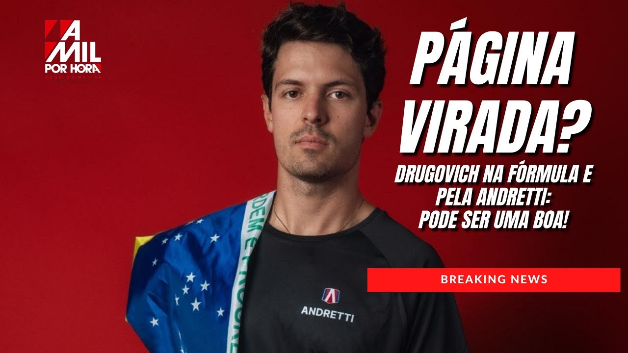 BREAKING NEWS | DRUGOVICH NA FÓRMULA E: UM NOVO CAMINHO ALÉM DO SONHO DA FÓRMULA 1 #formulae