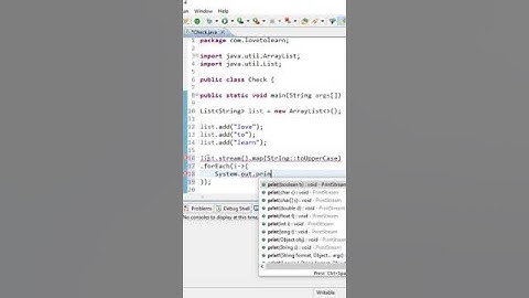 convert strings in a list to uppercase letters using  java8 #trending #java