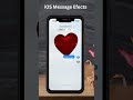NEW iOS 26.1 Message Effects You NEED To Try! #technology #smartphone