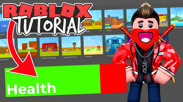 How to make a Custom Health Bar/Gui in Roblox Studio!