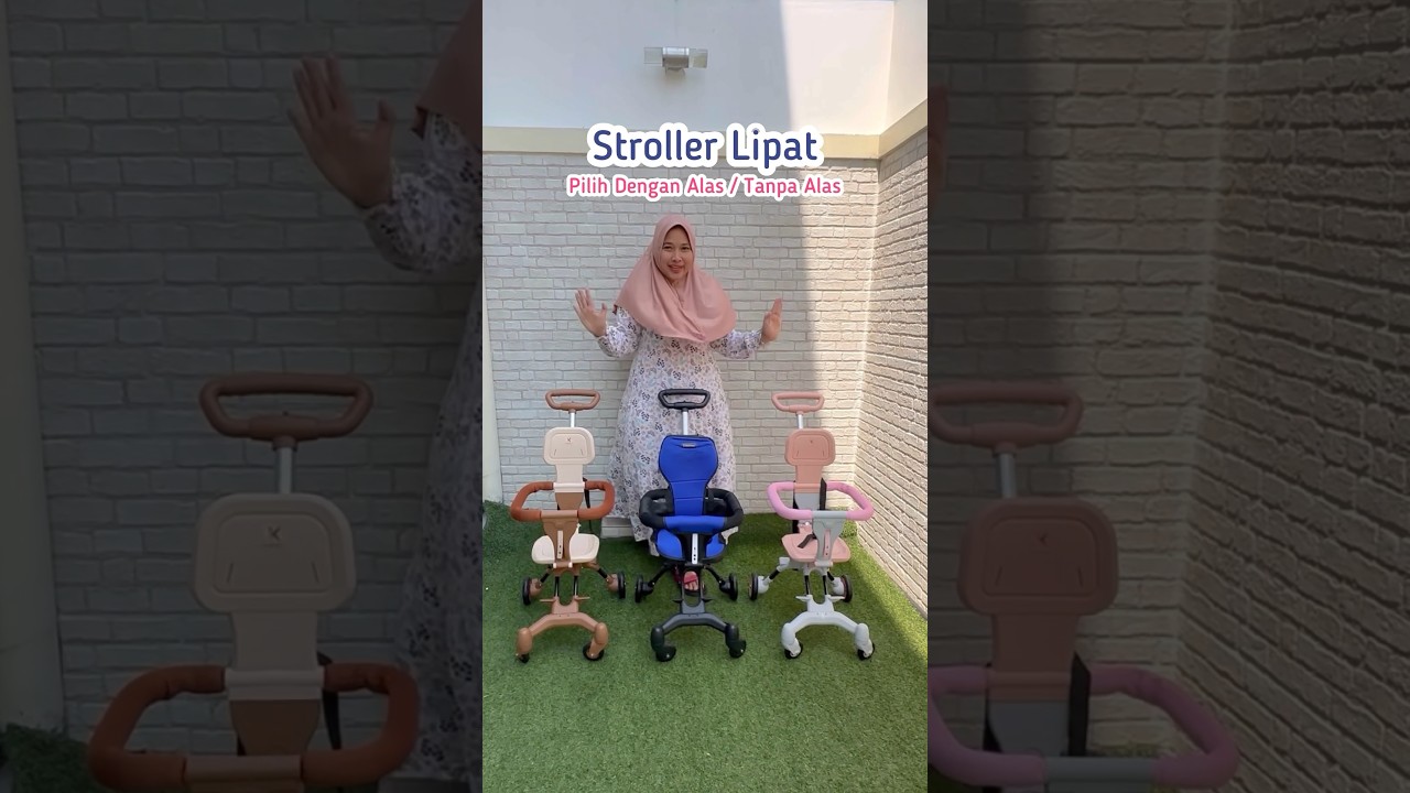 Strollernya bisa 2 posisi duduk, bisa hadap depan & hadap ke bunda 😍🤗 