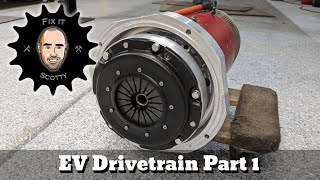 VW Bus Electric Conversion Part 11: Installing the EV West Motor Adapter, Flywheel and Clutch