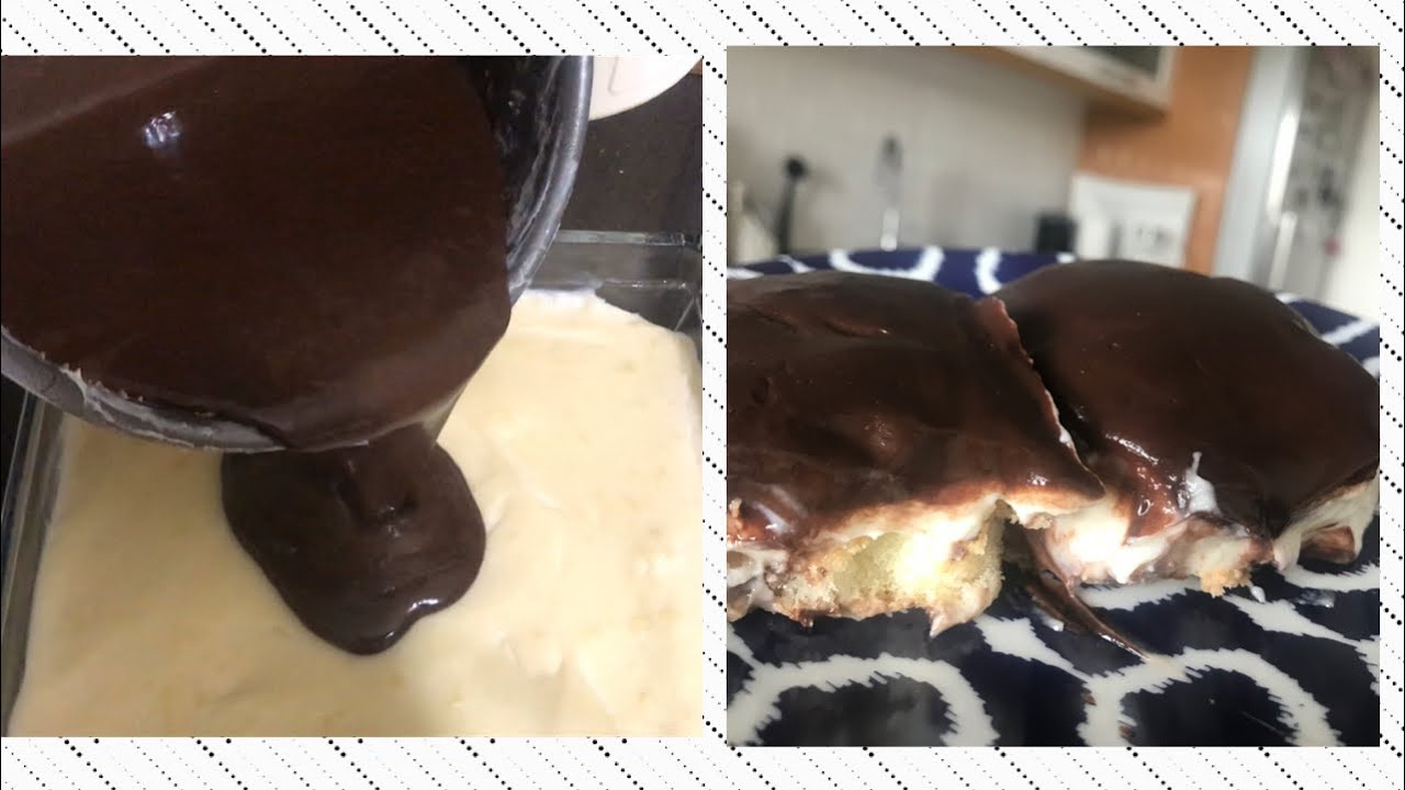 KOLAY PASTA TARİFİ 🥮 10 DAKİKA DA ÇİKOLATALI PASTA 🍫🍰 SÜTLÜ TATLI (Kedi