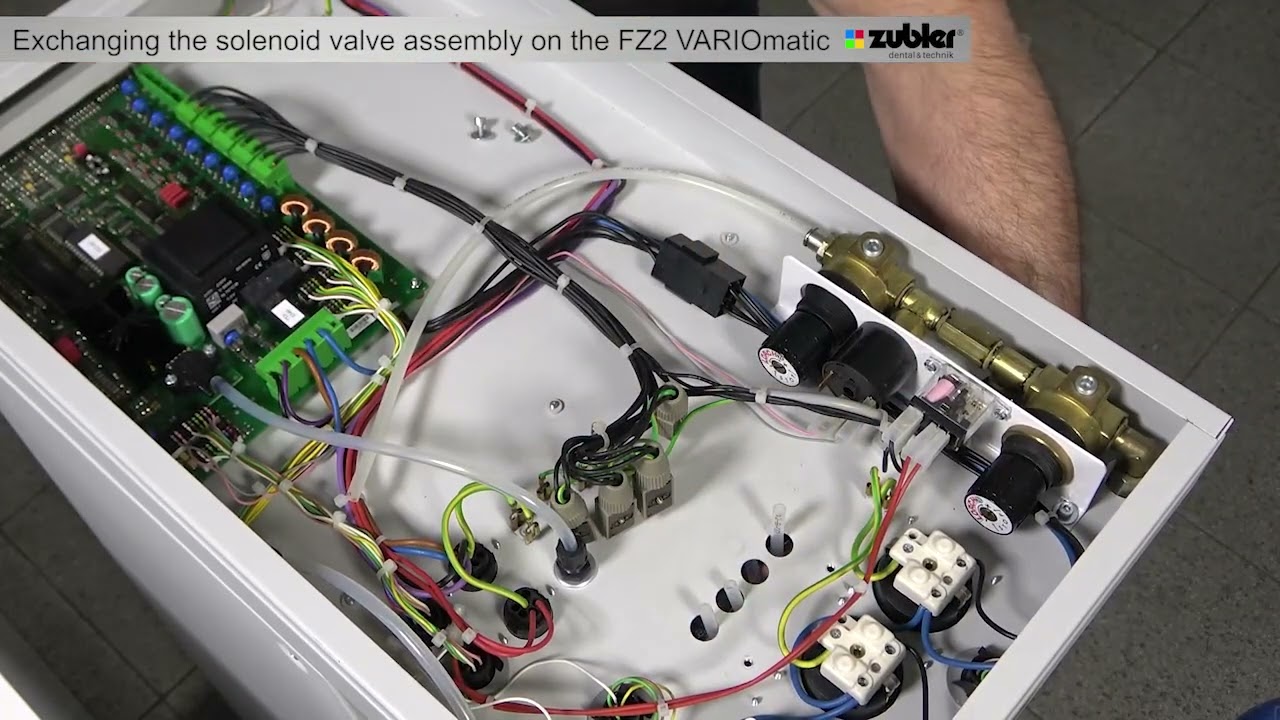 Zubler Application Video | FZ2 VARIOmatic Exchanging the solenoid valve assembly (englisch)